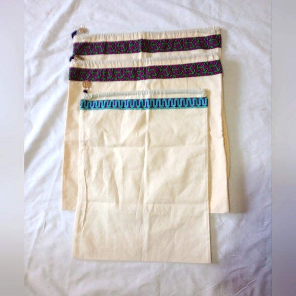Tory Burch Drawstring DUST BAGS for Shoes & Handbags Logo Charm(3) - Picture 6 of 16